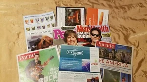 Bundle of magazines The Chronicle, People, and Men's Health and other Material - Picture 1 of 12