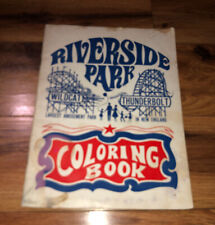 VTG 1974 Riverside Park Coloring Book Agawam MA Amusement Six Flags New England
