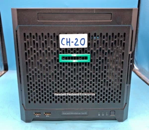 HPE ProLiant MicroServer Gen10 AMD Opteron X3216 1.6GHz 16GB No HDD - FOR PARTS - Photo 1/17