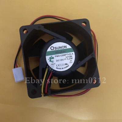 SUNON PMD1206PTV2-A 12V 3.2W 3-wire cooling fan 3pin - Image 1 of 3