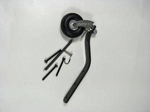 1 Set 50-60cc Gas RC Airplane Carbon Fiber Tail Wheel Set + 1.5inch PU Wheel - Picture 1 of 6