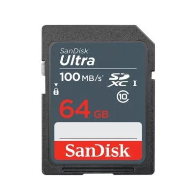 SanDisk Ultra SDHC SDXC Memory Card 16GB 32GB 64GB 128GB 256GB Up to 100Mb/s SD - Image 1 of 4