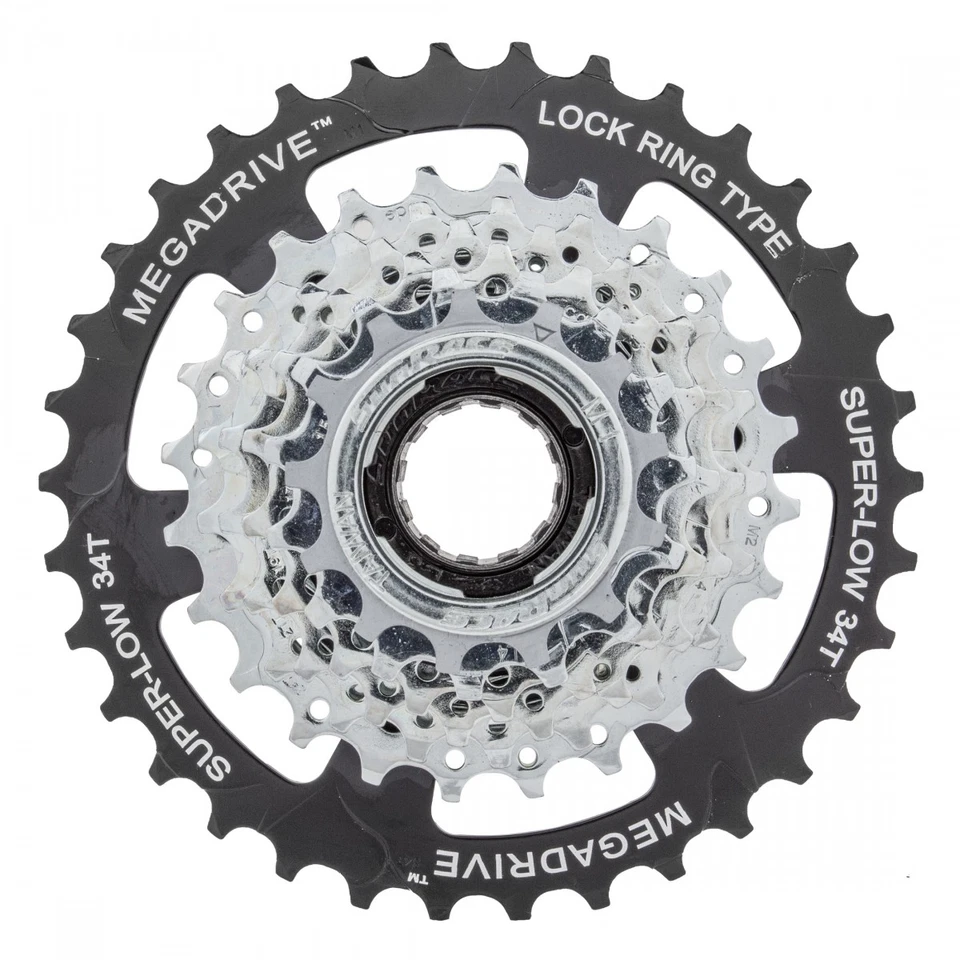 Sunrace MF-M4S Freewheel 7sp 13-34t Chrome - Image 1 of 1