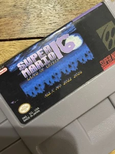 Super Mario 16 Cartridge Only Tested SNES - Picture 1 of 5