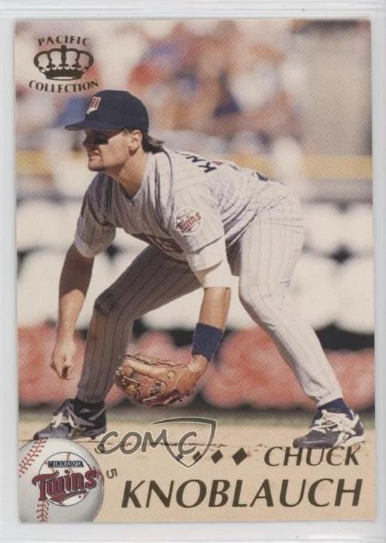 1995 Pacific Crown Collection Chuck Knoblauch #250 - Image 1 of 2