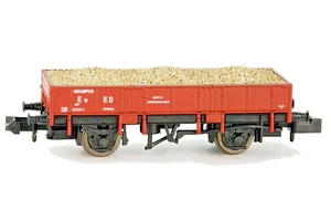 Dapol 2F-060-017, N Gauge, Grampus open wagon , in British Railways red - Foto 1 di 1