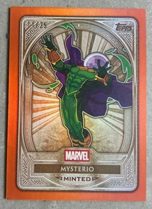 2025 Topps Marvel SDCC Exclusive Mysterio Orange Foil 11/25 - Picture 1 of 2