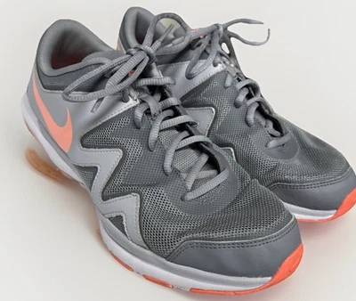 Nike Women’s Air Sculpt TR 2 Gray Orange Running Shoes Sneakers Sz 11 Excellent - Image 1 of 4