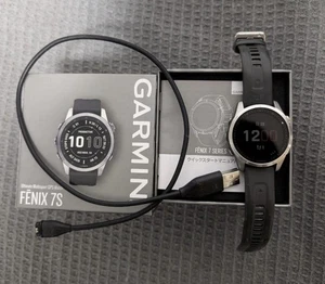 Smartwatch Garmin Fenix 7S GPS nero argento sport all'aperto orologio fitness tracker - Foto 1 di 9