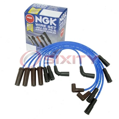 1 pc NGK Spark Plug Wire Set for 2007 GMC Sierra 1500 Classic 4.3L V6 - jz - Image 1 of 4