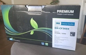 Printer Cartridge CF360X, HP 508X Toner LaserJet Enterprise Black High Yield - Picture 1 of 6