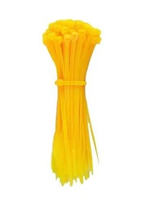 PRO ELEC - Pengikat Kabel, 100mm x 2.5mm, Kuning, Pek 100 - Picture 1 of 1