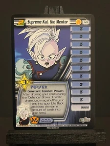 Dragon Ball Z CCG Supreme Kai the Mentor LV2 121 Babidi Saga Ilimitado ¡Raro! - Imagen 1 de 1