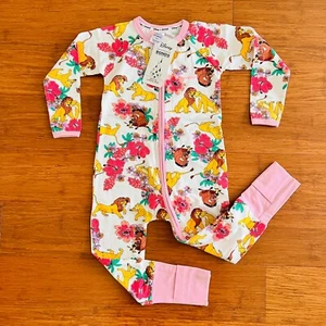 Bonds Baby Disney Lion King White Pink Purple Love Zip Wondersuit Size 2 BNWT - Bild 1 von 2