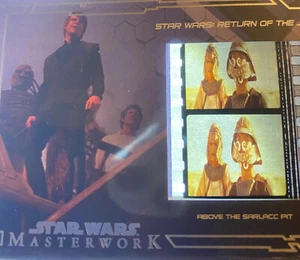 STAR WARS 2017 TOPPS MASTERWORK FCR-26 FILM CEL RELIC ABOVE THE SARLACC PIT V3 - Picture 1 of 3