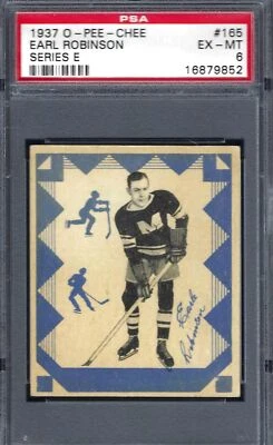 1937 O-PEE-CHEE HK #165 PSA 6 Earl Robinson Maroons 165 - Image 1 of 2