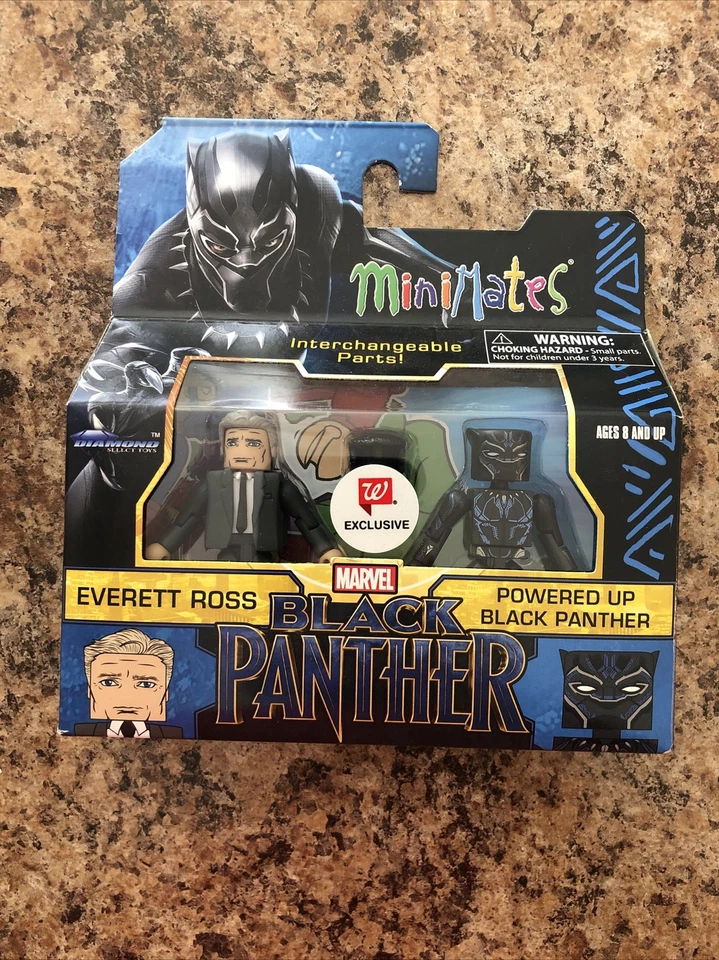 Minimates EVERETT ROSS & POWERED UP PELÍCULA BLACK PANTHER Walgreens MCU Avengers Foto 1 de 1