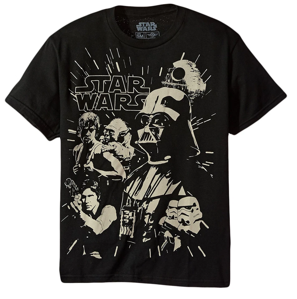 Star Wars Darth Vader Youth T-Shirt - galaxy ancient past aliens space Movie - Image 1 of 1