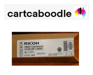 Genuine Ricoh MP C3000E CYAN Toner Cartridge - EDP CODE: 888643 - Picture 1 of 2