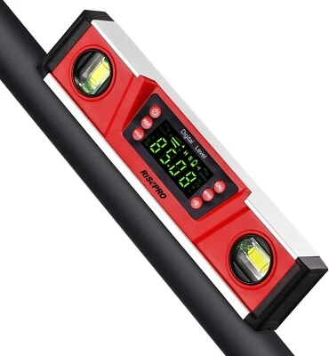 10-Inch Digital Torpedo Level and Protractor IP54 Protected Electronic Bubble - Image 1 of 4