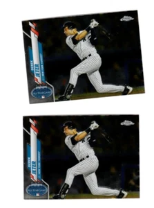 (2) 2020 Topps Chrome Update Lot #U67 DEREK JETER Lot New York Yankees - Picture 1 of 2