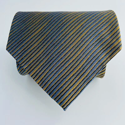 Ferrell Reed Vintage Neck Tie Silk Woven Multicolor Striped Handmade Italy - Image 1 of 4