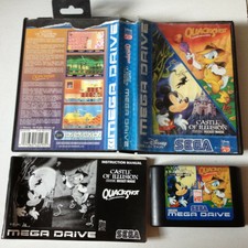QUACKSHOT DONALD DUCK / CASTLE OF ILLUSION MICKEY MOUSE SEGA MEGADRIVE WORKS