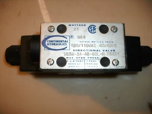 CONTINENTAL HYDRAULICS VS5M-3A-AB-60L-H DIRECTIONAL VALVE - Picture 1 of 1