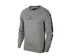 Nike Air Jord Aj11 Fleece Crew Neck Grey Men's Sweatshirt Bq0197-091