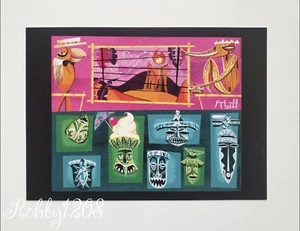 Disney WonderGround Galerie Verzaubertes Tiki Zimmer Vogel Cafe McBiff Postkarte - Bild 1 von 2