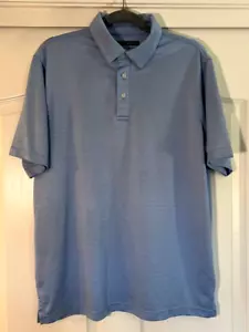 Men's Blue Pebble Beach Dry Luxe Performance Polo Shirt Size L - Picture 1 of 8