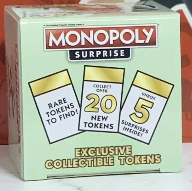 Hasbro Monopoly Surprise Series 1 Collectible Tokens - 5 Piece
