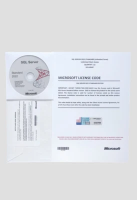 SQL Server 2022 Standard Unlimited Core & Unlimited User CALs with COA - Image 1 of 4