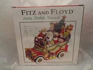 Fitz & Floyd Santa Mobile Musical New in Box - Picture 1 of 2