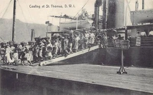U.S. Virgin Islands - SAINT THOMAS - Coaling - Publ. Lightbourn's West India Ser - Picture 1 of 2