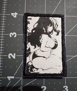 Anime Waifu Tactical Moral bestickt Klett Patch - Bild 1 von 2