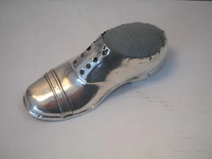 Chester 1909 Large Sterling Silver  Shoe Pin Cushion Made By S Blankensee - Picture 1 of 8