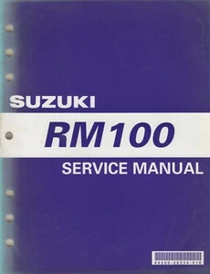 2003 SUZUKI MOTORCYCLE RM100 SERVICE MANUAL 99500-20230-01E (618) - Picture 1 of 1