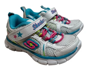 NUEVO SKECHERS Toddler Girls SNEAKERS Synergy Lovespun Foamies TALLA 5 - Imagen 1 de 7