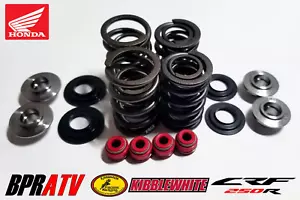 18-24 Honda CRF250R CRF 250R RX Kibblewhite Titanium Valves Spring Kit RED Seals - Picture 1 of 24