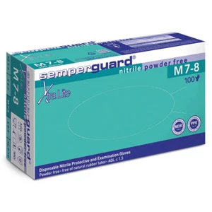 Einweghandschuhe Nitril Blau XTRA LITE SEMPERGUARD Gr. S (6-7) - Bild 1 von 2