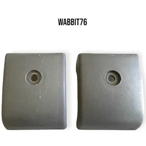Mk4 VW Jetta Wagon Rear Seat Pair Hinge COVER Trim Plate OEM - 1J9885749A - Picture 1 of 3
