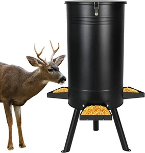 Barile Mangiatoia per alimentazione di Cervi ed animali contiene 58 kg di cibo - Foto 1 di 13