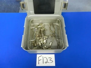 F123 Codman Hollis Cloward Cervical Retractor Set w/ Case - Picture 1 of 8