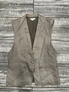 Helmut Lang Vest Gray Silver Size Small - Picture 1 of 6