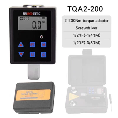 Digital Torque Meter Digital Backlight Display Two-ways Measurement Two K4M7 - Image 1 of 4