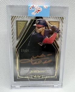 2022 Topps Tier One - Tier One Autografi Inchiostro Bronzo #T1A-JS Juan Soto/25 (AU) - Foto 1 di 3