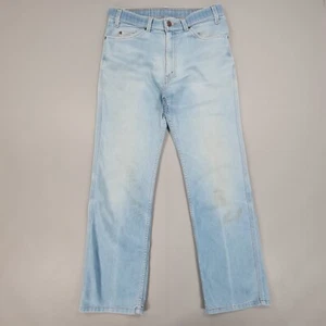 Vintage Levis Herren Jeans Blau W32 L30 Straight Leg Brown Tab 90s Stretch Denim - Bild 1 von 12