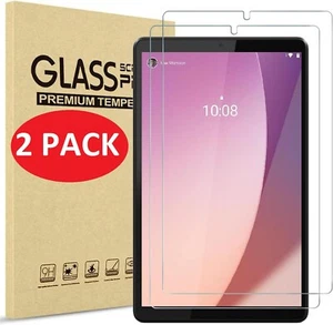 (2 Pack) 8" Lenovo Tab M8 (4th Gen) 2023 8-inch Tempered Glass Screen Protector - Picture 1 of 3