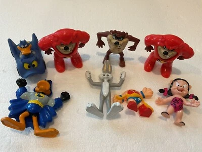 McDonalds Happy Meal LOONEY TUNES DC Super Heroes Lot of 8 Items 1991 - Image 1 of 4